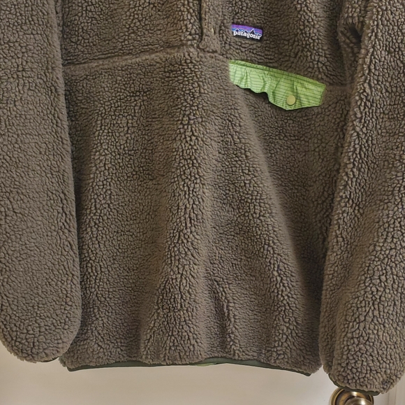 🤩Rare Vintage patagonia sherpa lined reversible jacket size mens xs/women's S - Picture 4 of 11